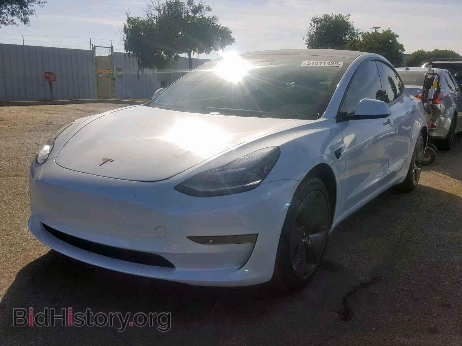 2019 TESLA MODEL 3 - VIN: 5YJ3E1EA0KF416026 - Фото 2
