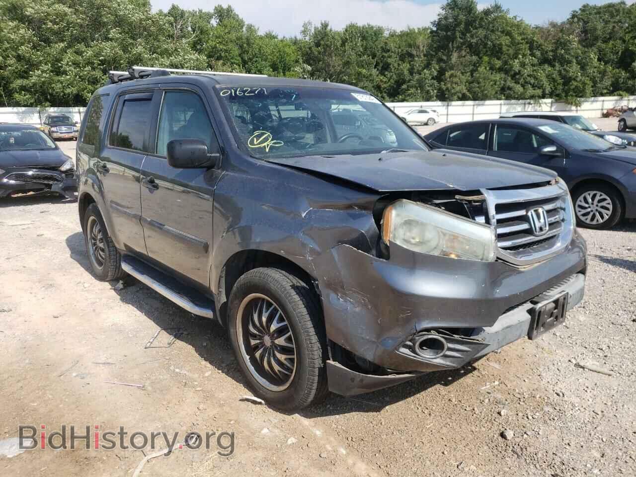 Photo 5FNYF3H21CB016271 - HONDA PILOT 2012