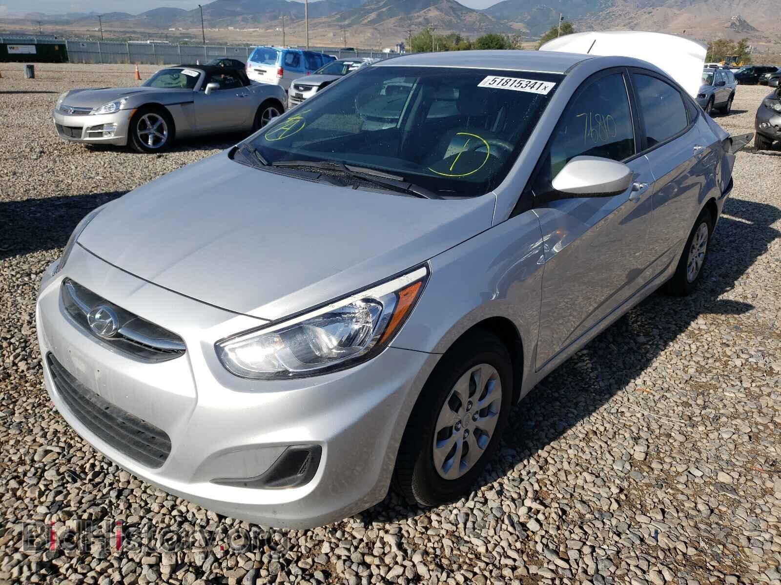 2016 HYUNDAI ACCENT - VIN: KMHCT4AE7GU102223 - Фото 2