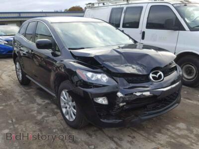 2012 Mazda CX-7, черный — VIN JM3ER2B5XC0417444, Copart