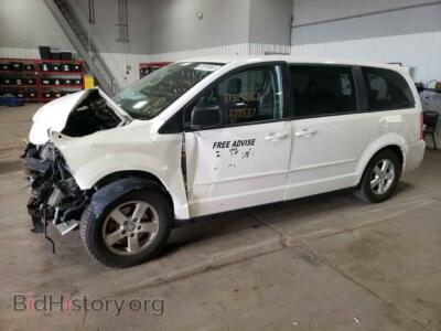 2010 Dodge CARAVAN SE, белый — VIN 2D4RN4DEXAR483691, Copart