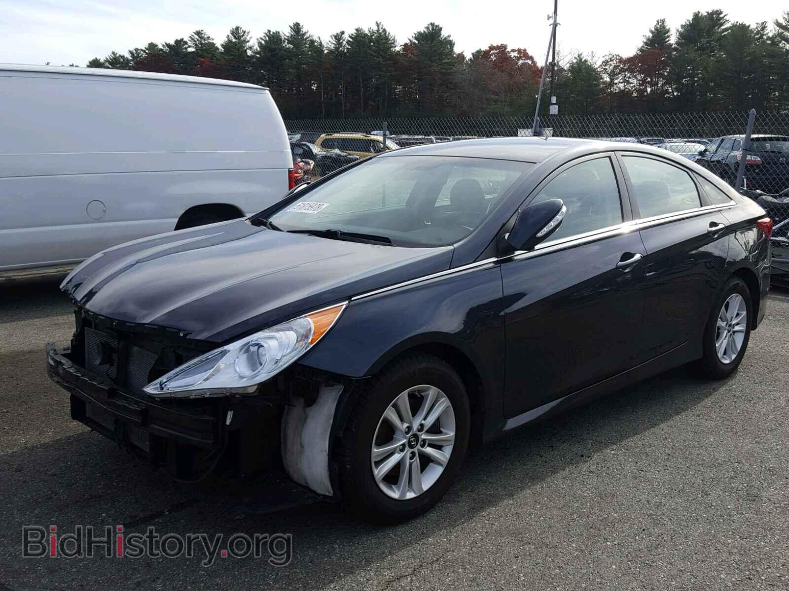 2014 HYUNDAI SONATA - VIN: 5NPEB4AC0EH911908 - Фото 2