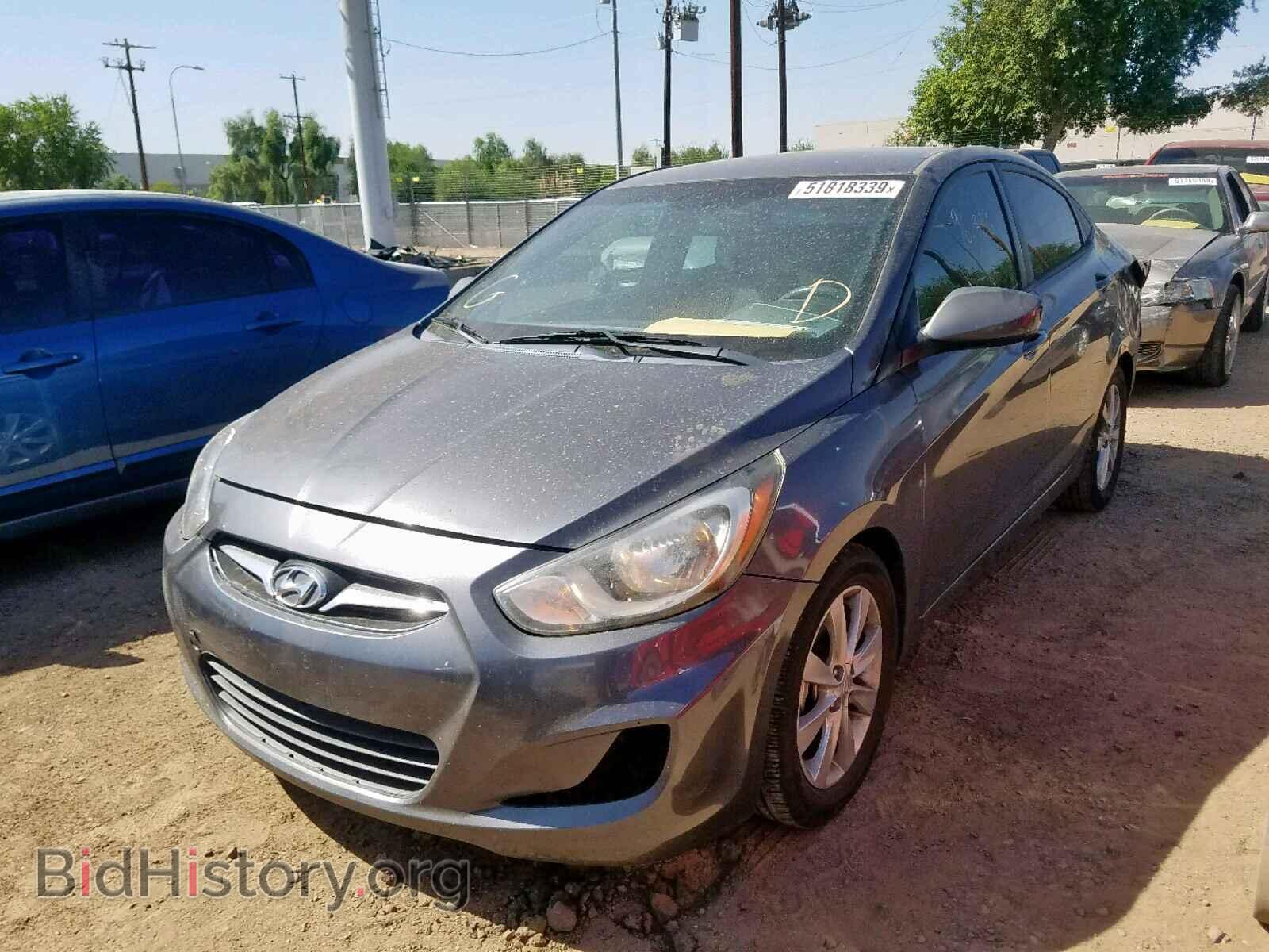 2012 HYUNDAI ACCENT - VIN: KMHCU4AE8CU136162 - Фото 2