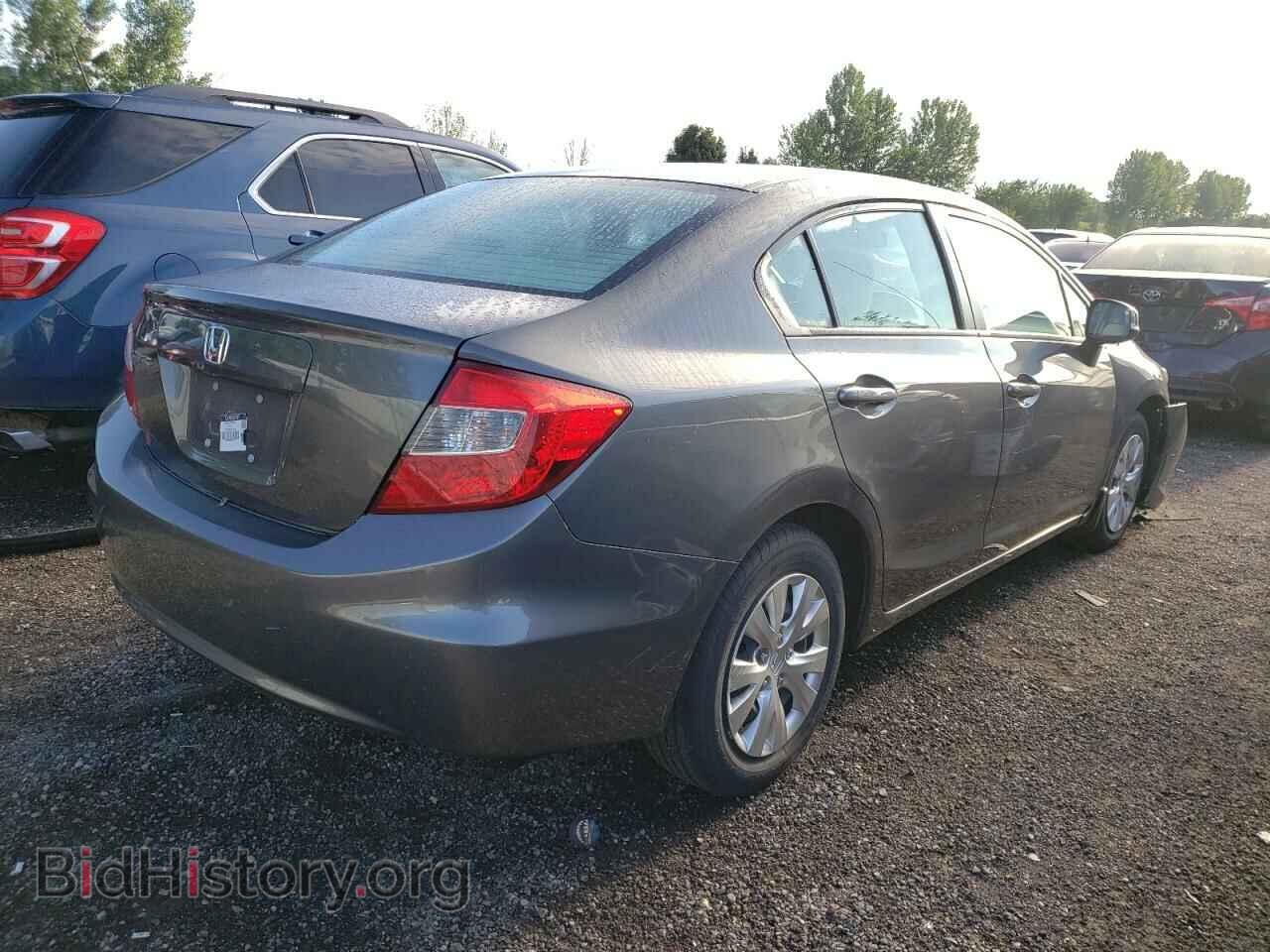 2012 HONDA CIVIC - VIN: 2HGFB2F41CH031477 - Фото 4
