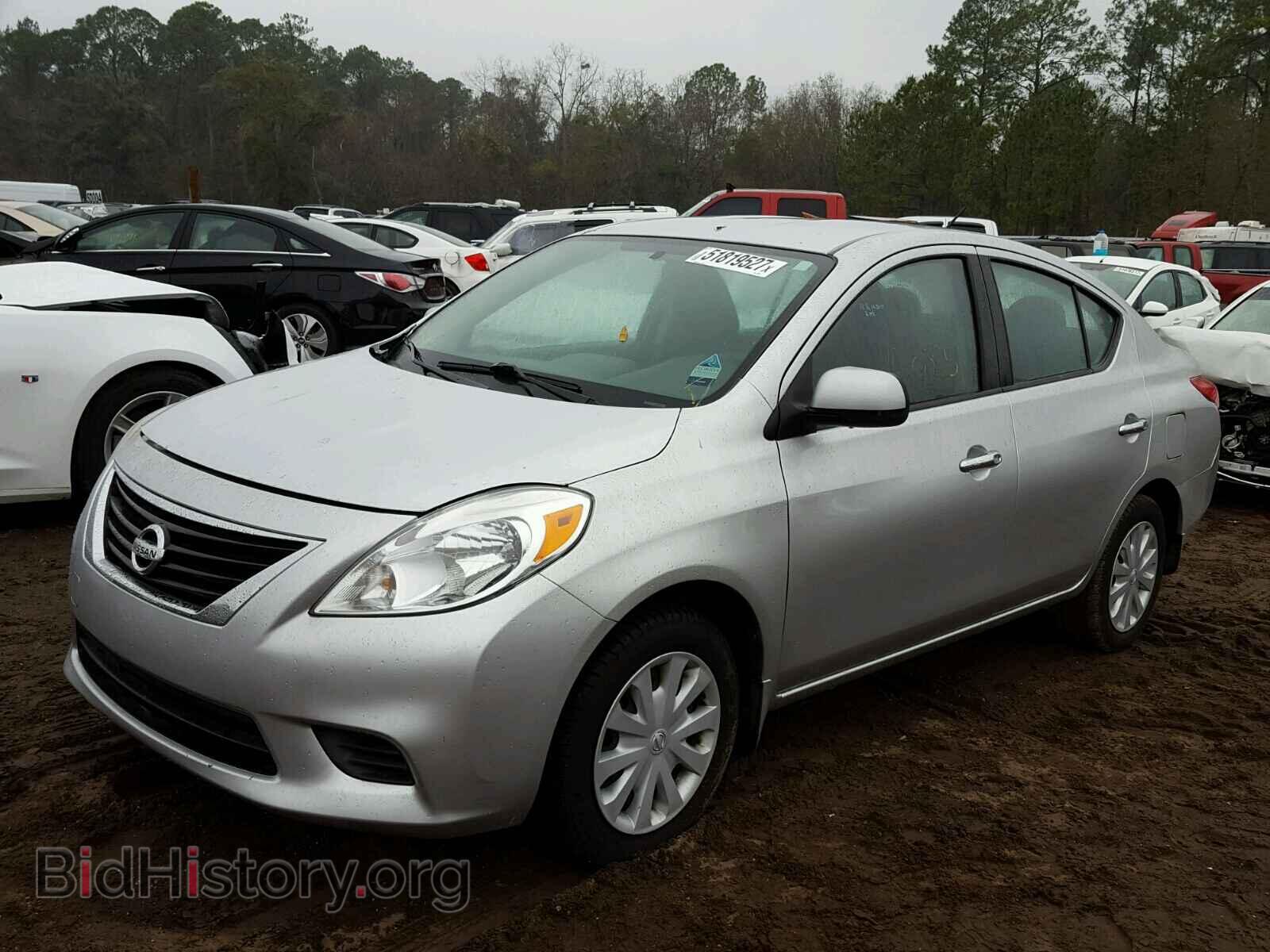 2012 NISSAN VERSA - VIN: 3N1CN7AP6CL864080 - Фото 2