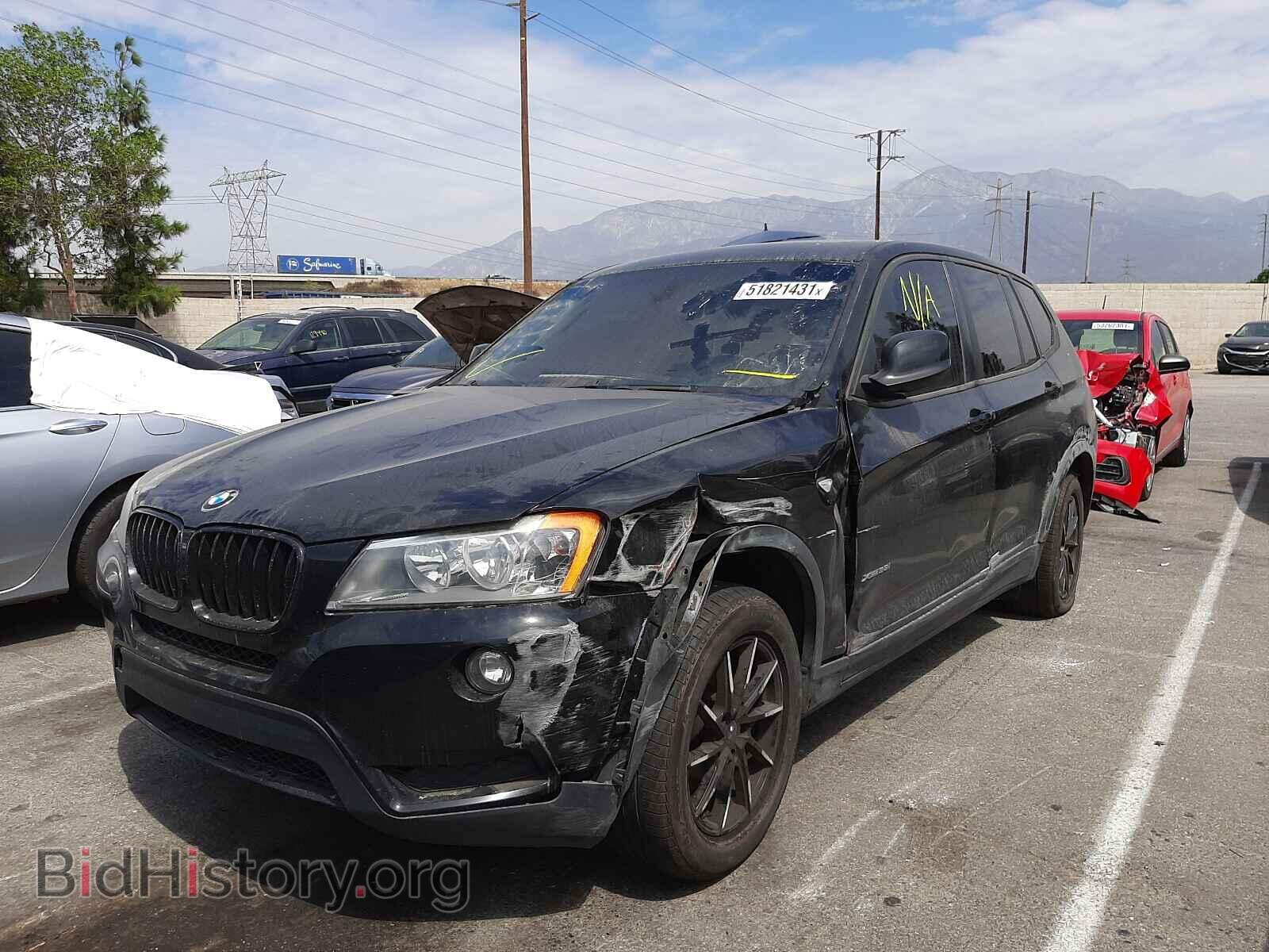 2012 BMW X3 - VIN: 5UXWX5C57CL723811 - Фото 2