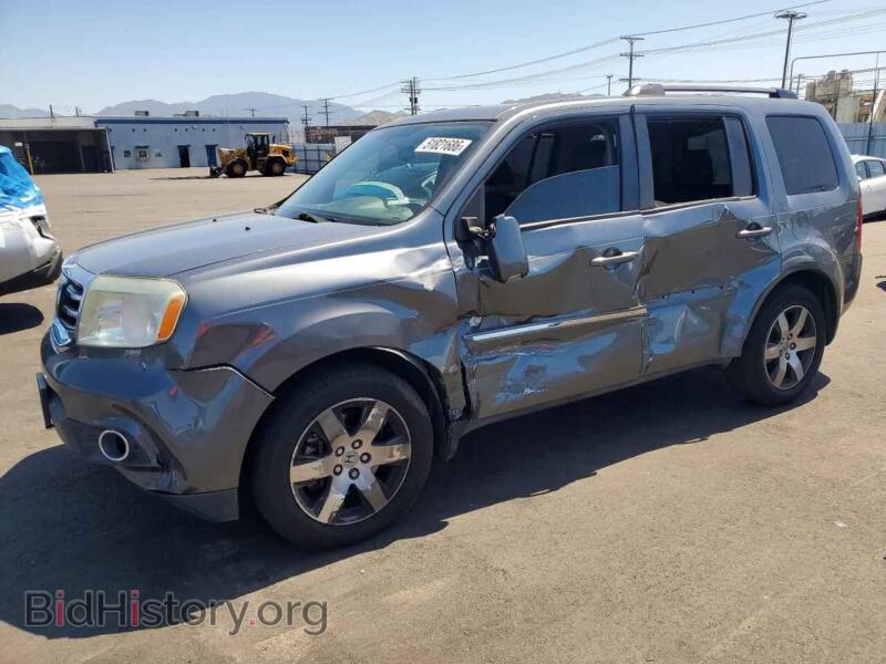 2013 Honda PILOT Touring (VIN 5FNYF4H97DB026999) — фото 1 из 15, Copart, повреждение: бок
