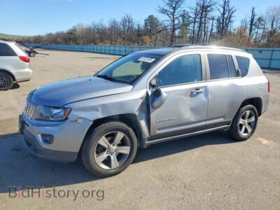 2017 Jeep COMPASS Latitude, silver — VIN 1C4NJDEB6HD126727, Copart
