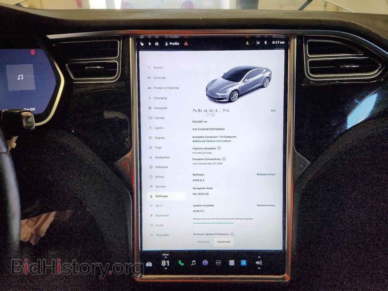 2016 TESLA MODEL S - VIN: 5YJSA1E13GF158504 - Photo 9