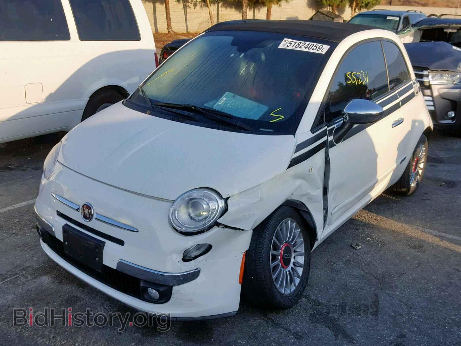 2012 FIAT 500 - VIN: 3C3CFFER0CT119569 - Фото 2