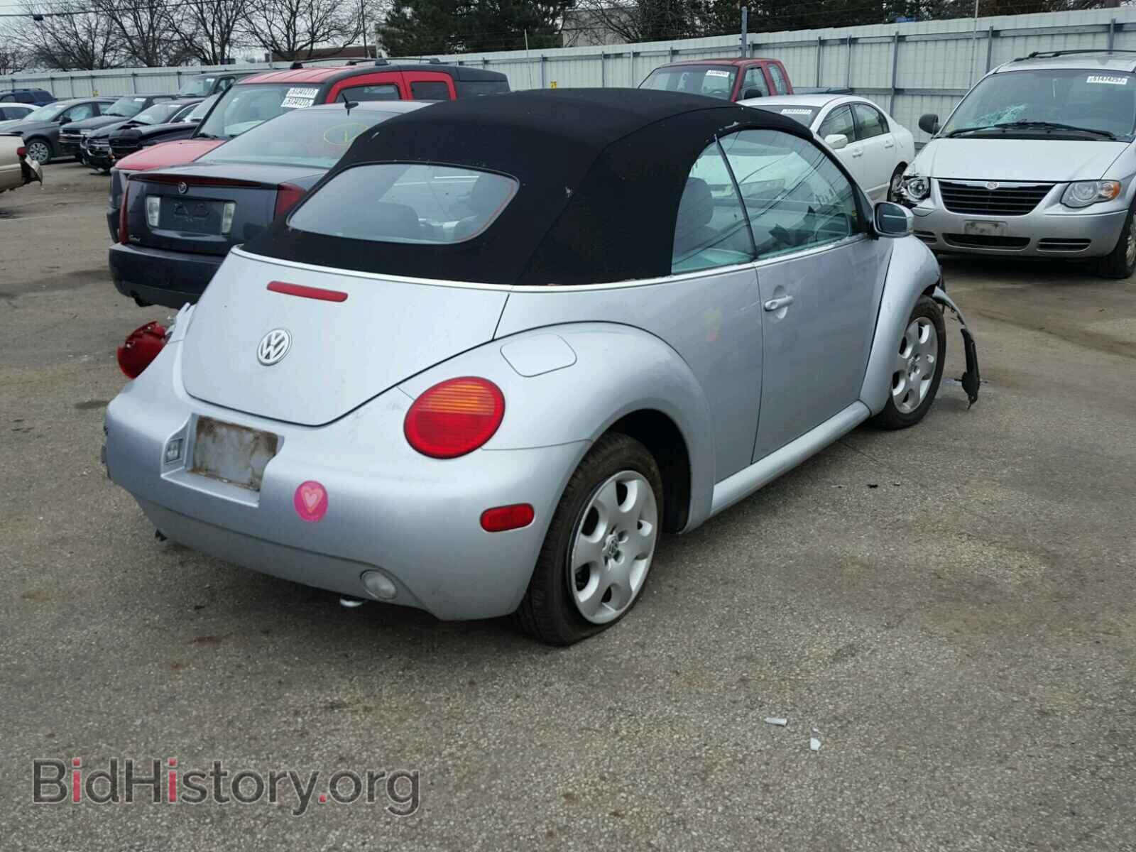 2003 VOLKSWAGEN BEETLE - VIN: 3VWCK21Y23M304596 - Фото 4