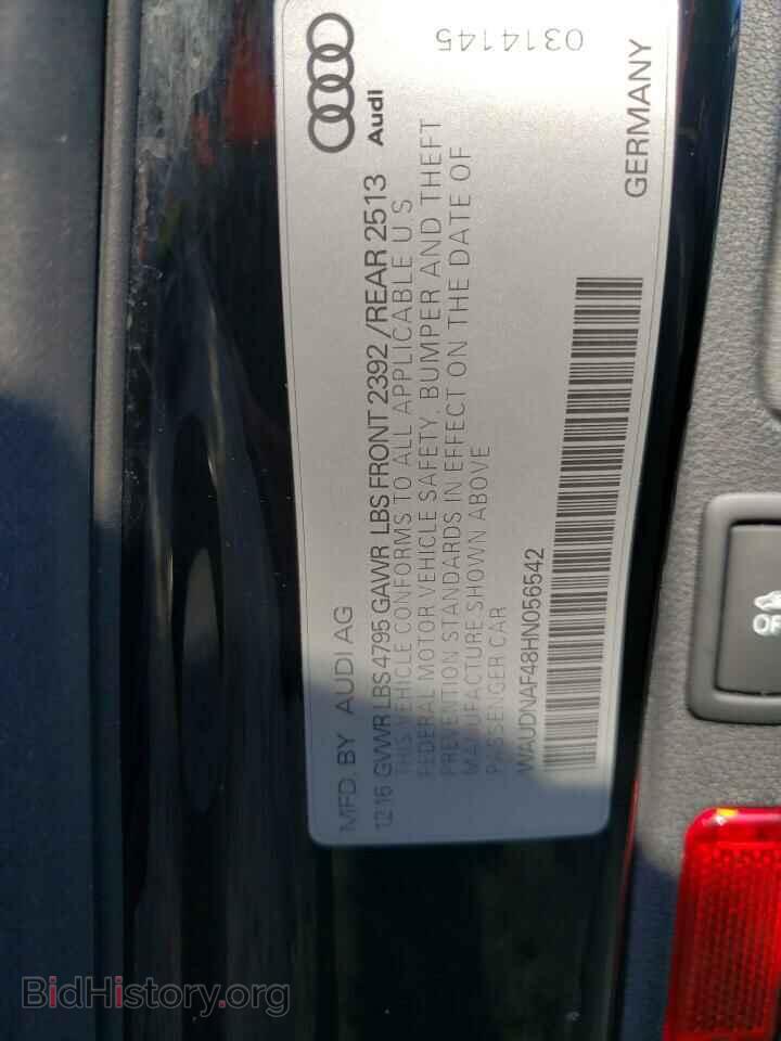 2017 AUDI A4 - VIN: WAUDNAF48HN056542 - Photo 12
