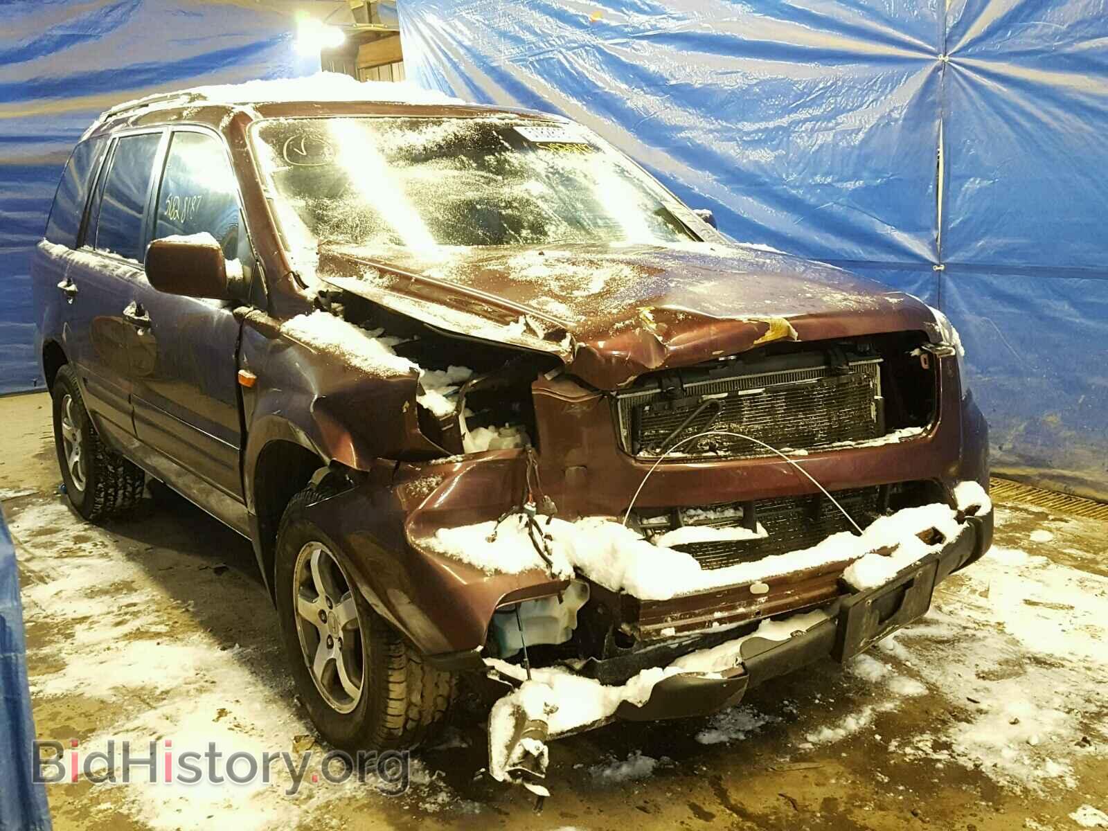 Фотография 2HKYF18487H509748 - HONDA PILOT 2007