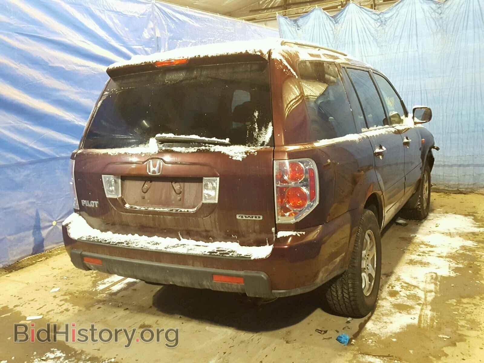2007 HONDA PILOT - VIN: 2HKYF18487H509748 - Фото 4