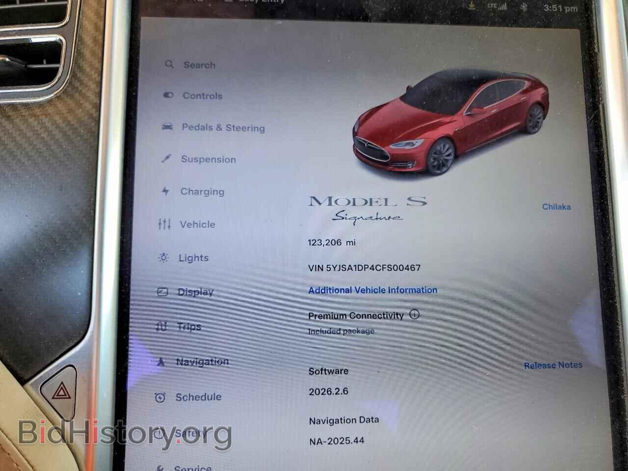 2012 TESLA MODEL S - VIN: 5YJSA1DP4CFS00467 - Photo 9