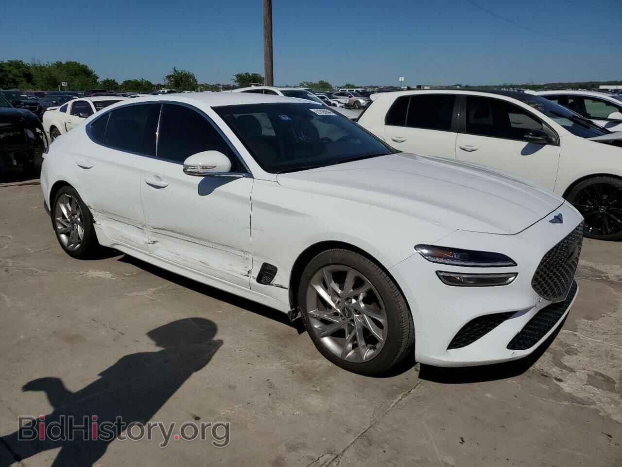 2022 GENESIS G70 BASE - VIN: KMTG34TA2NU089573 - Фото 4