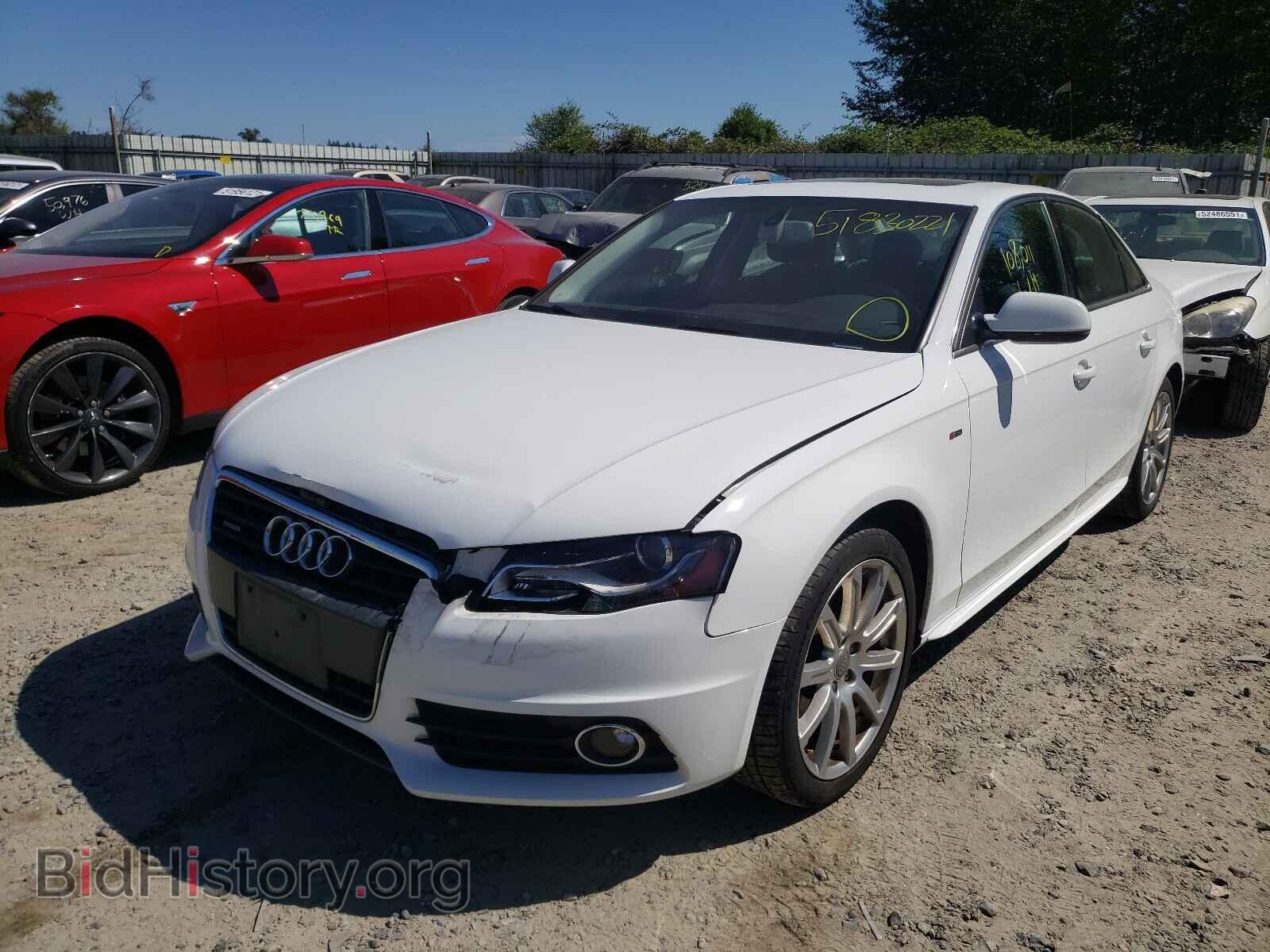 2012 AUDI A4 - VIN: WAUFFAFL3CN019212 - Фото 2