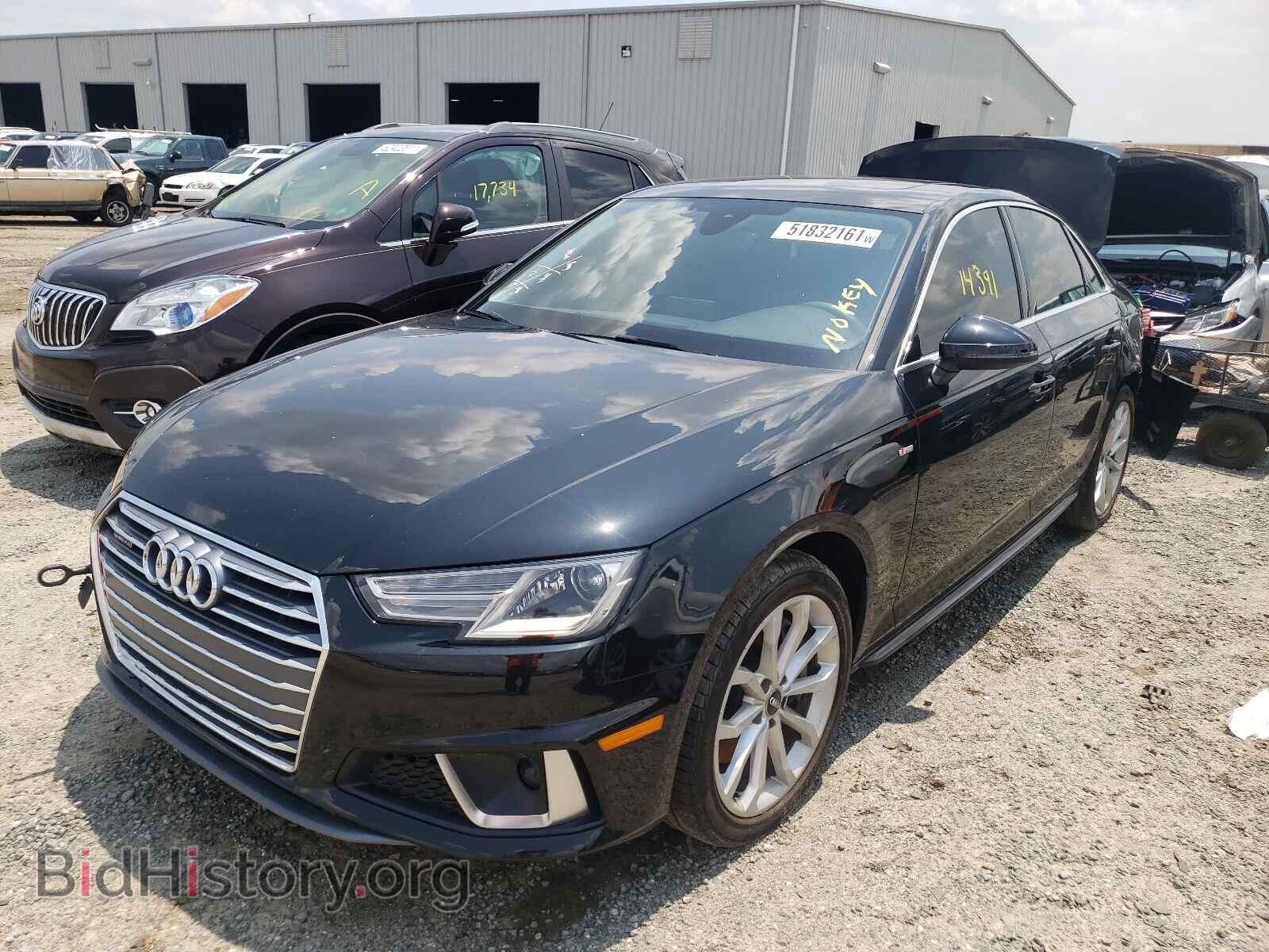 2019 AUDI A4 - VIN: WAUDNAF47KA017374 - Фото 2