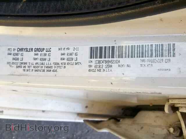 2011 CHRYSLER 200 - VIN: 1C3BC4FB0BN521634 - Фото 10