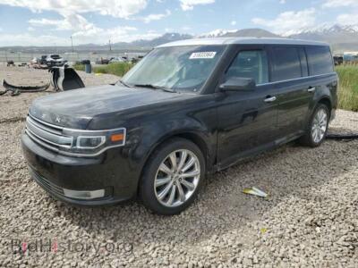 2013 Ford FLEX Limited, black — VIN 2FMGK5D83DBD17499, Copart
