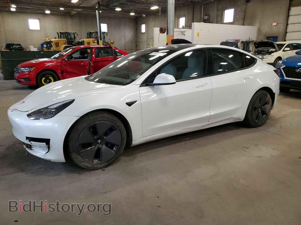 Photo 5YJ3E1EB6MF903372 - TESLA MODEL 3 2021