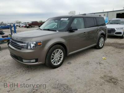 2014 Ford FLEX SEL, tan — VIN 2FMGK5C8XEBD16675, Copart