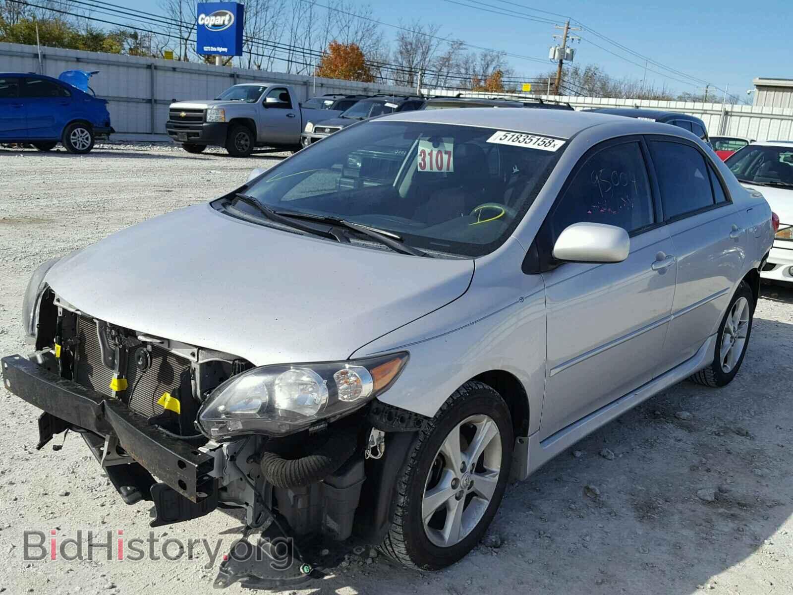 2011 TOYOTA COROLLA BA - VIN: 2T1BU4EE8BC654214 - Фото 2