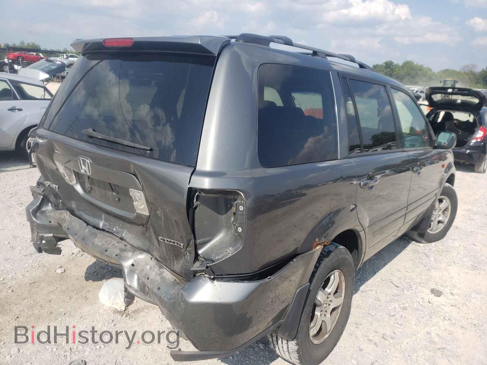 2007 HONDA PILOT - VIN: 2HKYF18587H510049 - Фото 4
