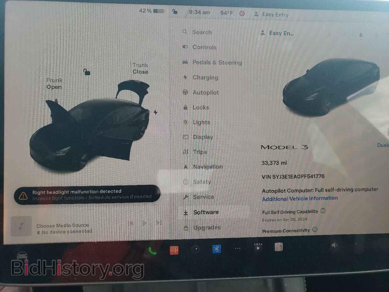 2023 TESLA MODEL 3 - VIN: 5YJ3E1EA0PF541776 - Фото 9