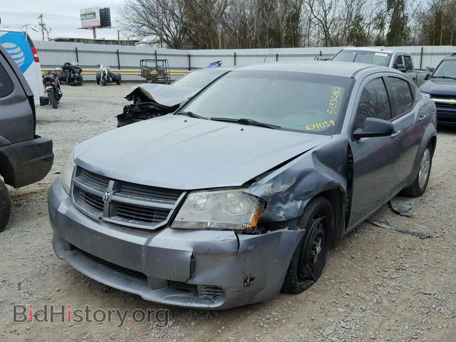 2008 DODGE AVENGER - VIN: 1B3LC46K28N104039 - Фото 2