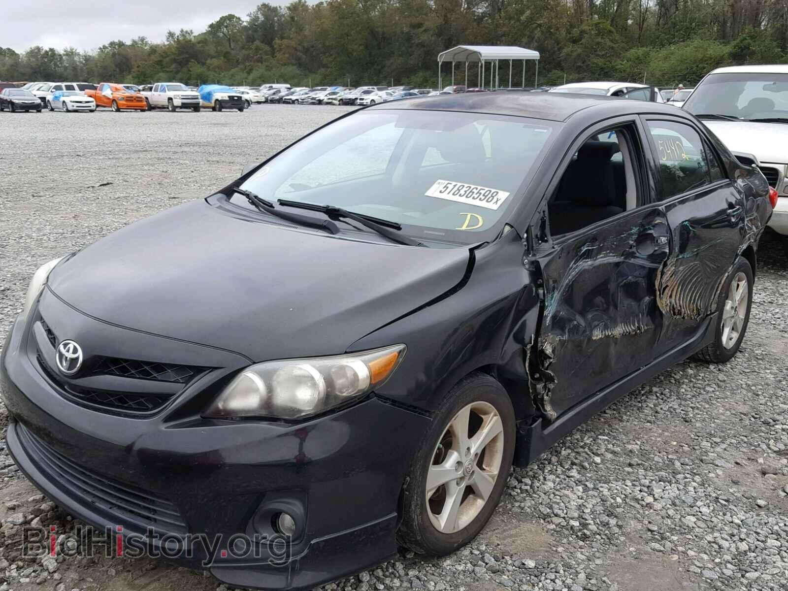 2011 TOYOTA COROLLA BA - VIN: 2T1BU4EEXBC575403 - Фото 2