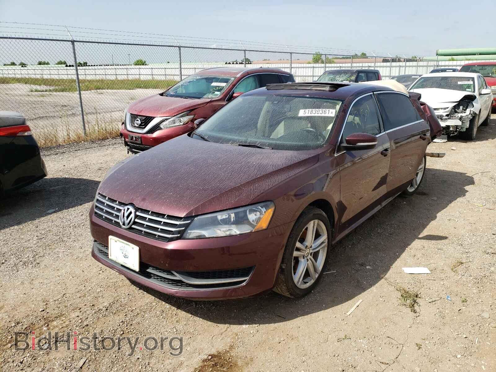 2014 VOLKSWAGEN PASSAT - VIN: 1VWBN7A36EC027251 - Фото 2