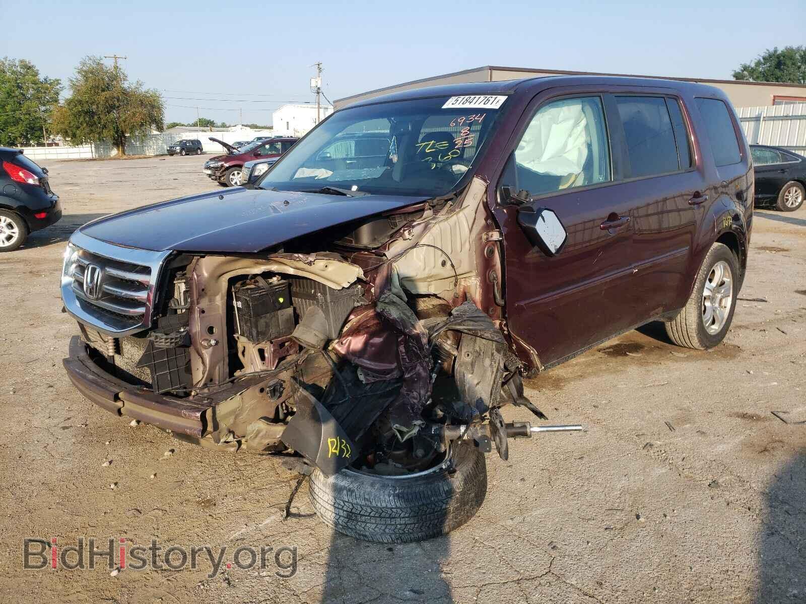2012 HONDA PILOT - VIN: 5FNYF4H76CB046934 - Photo 2
