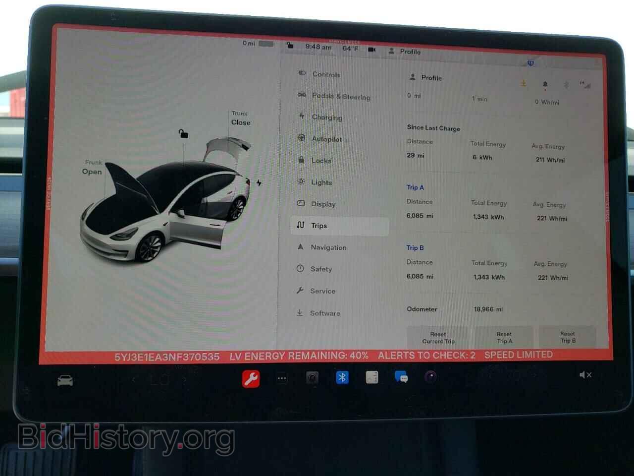 2022 TESLA MODEL 3 - VIN: 5YJ3E1EA3NF370535 - Photo 9