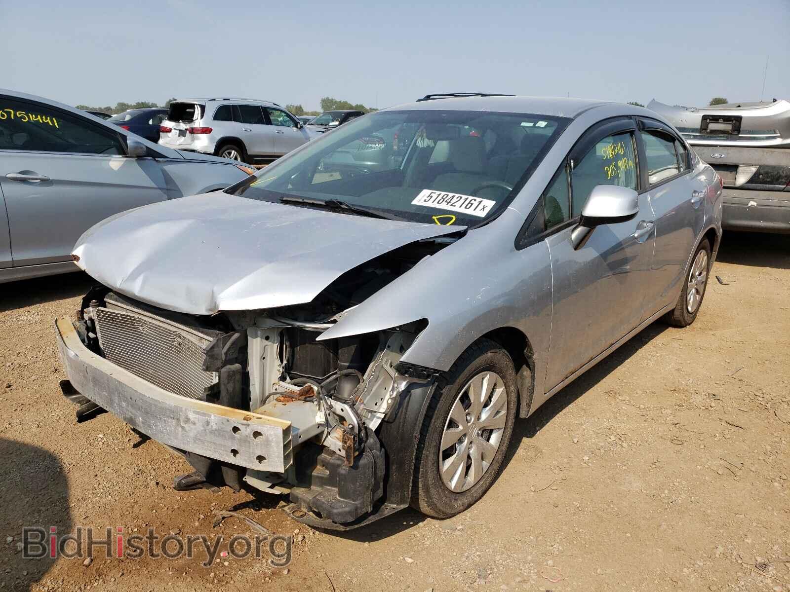 2012 HONDA CIVIC - VIN: 19XFB2F52CE063499 - Фото 2