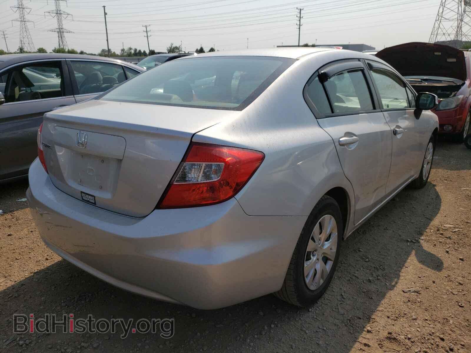 2012 HONDA CIVIC - VIN: 19XFB2F52CE063499 - Фото 4