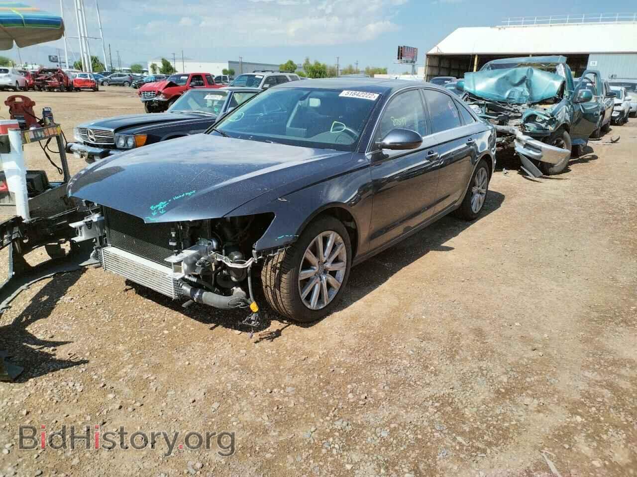2013 AUDI A6 - VIN: WAUGFAFC5DN027088 - Фото 2
