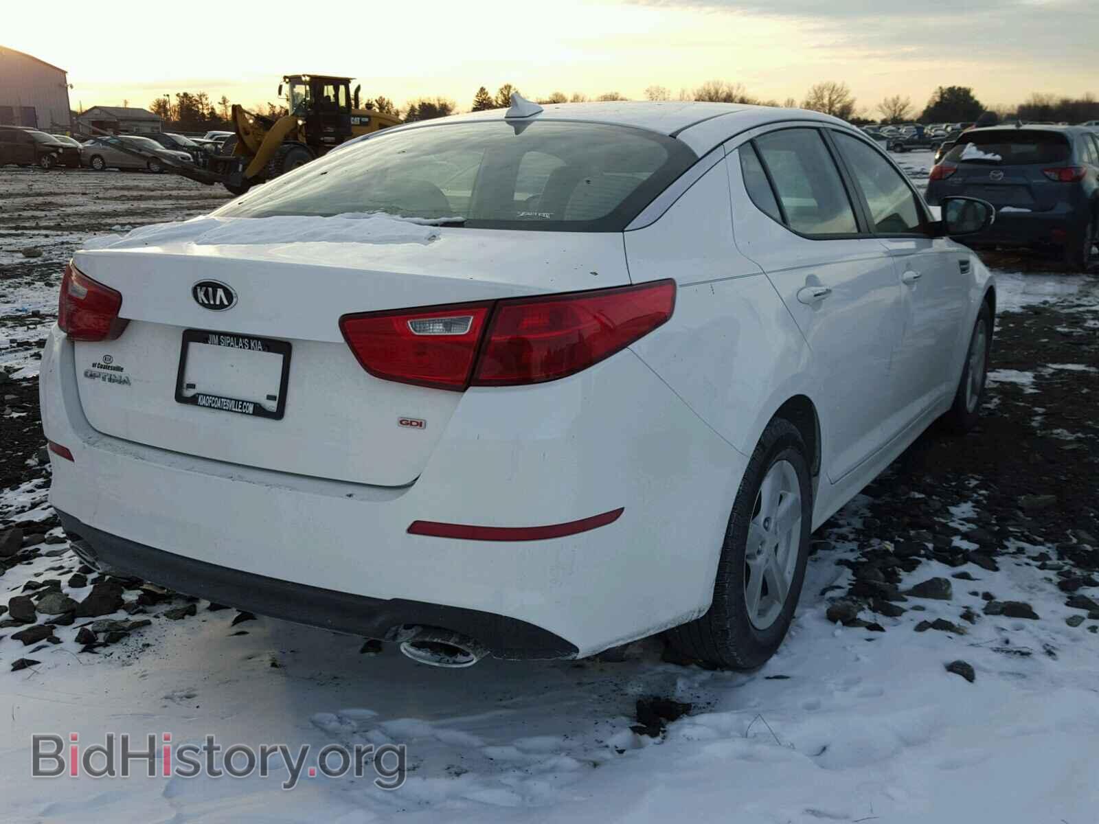2015 KIA OPTIMA - VIN: KNAGM4A77F5663838 - Фото 4