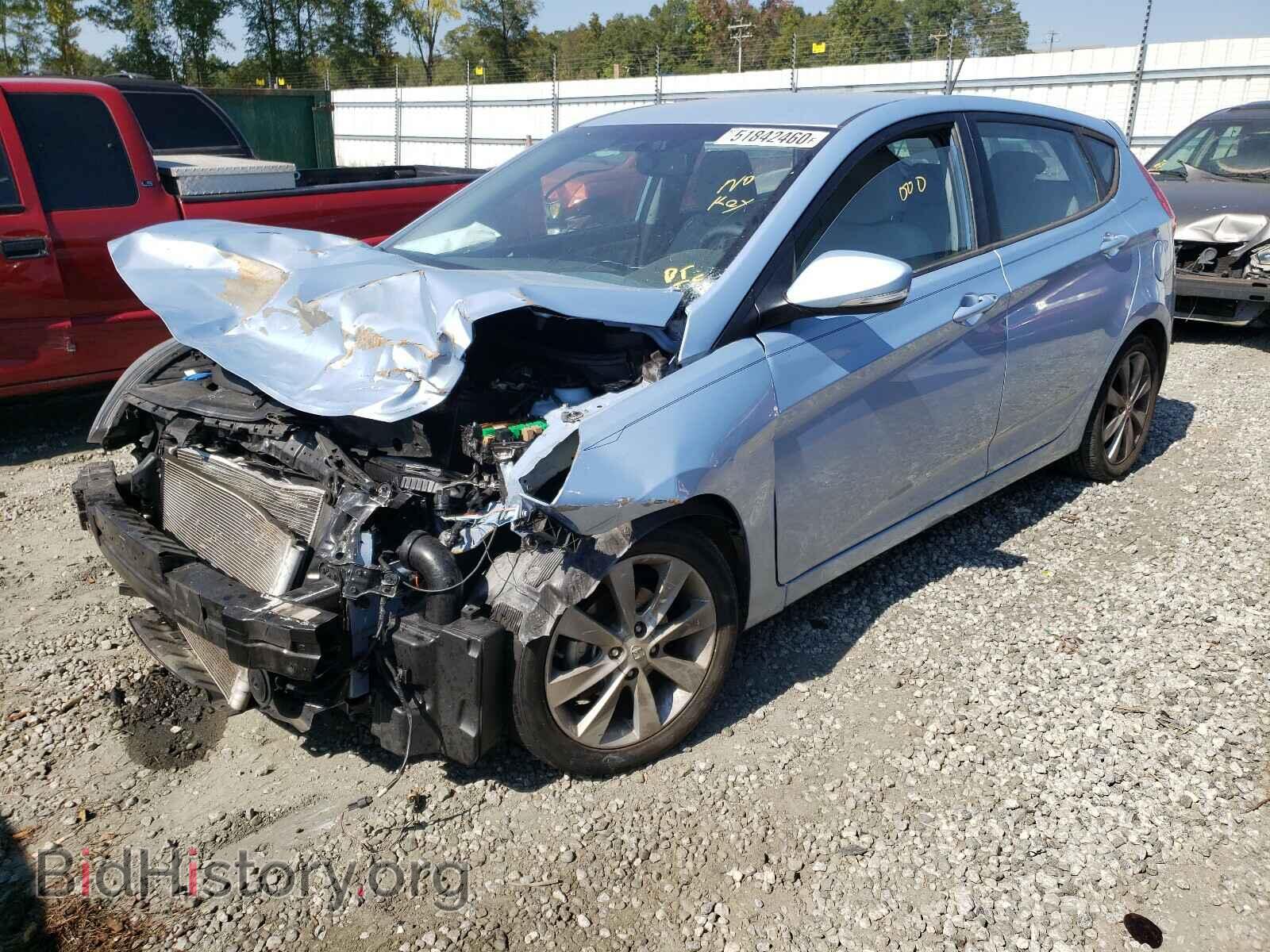 2013 HYUNDAI ACCENT - VIN: KMHCU5AE2DU075141 - Фото 2