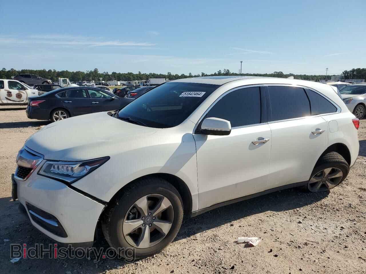 Photo 5FRYD3H27GB018357 - ACURA MDX 2016