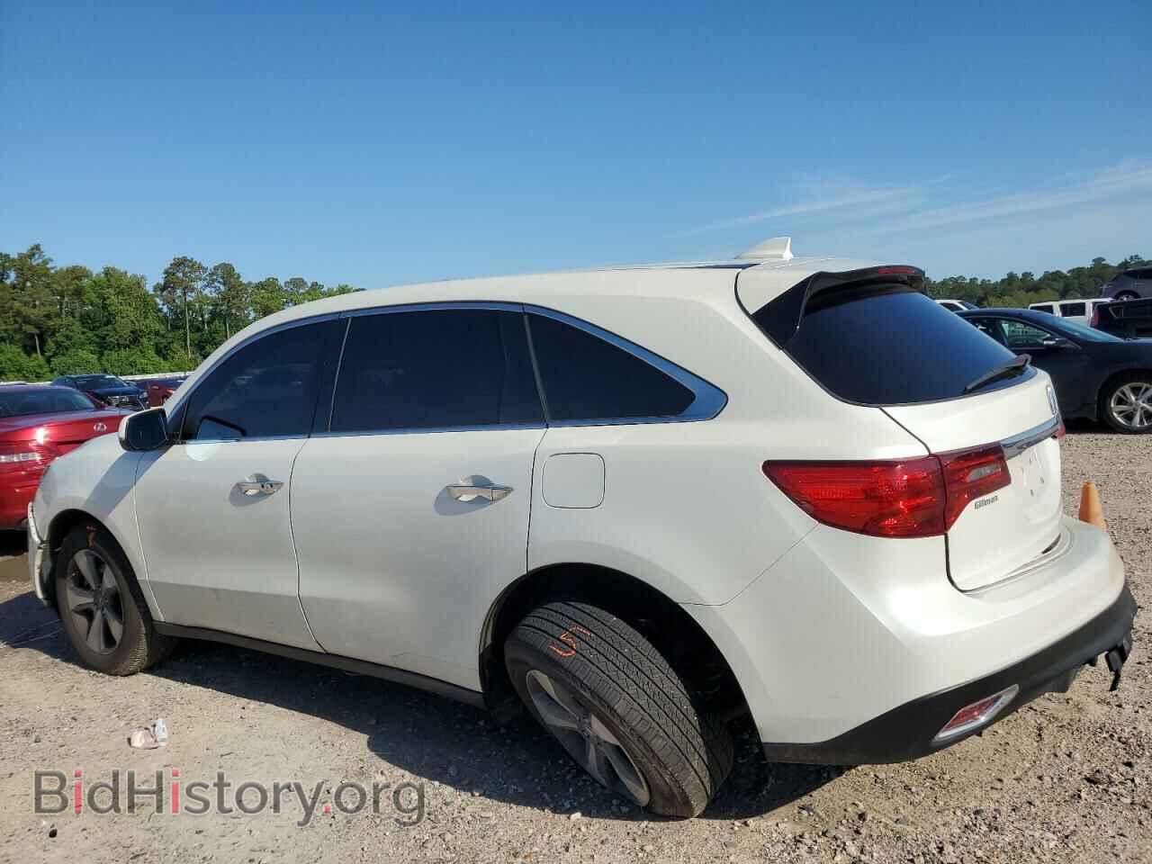 2016 ACURA MDX - VIN: 5FRYD3H27GB018357 - Фото 2