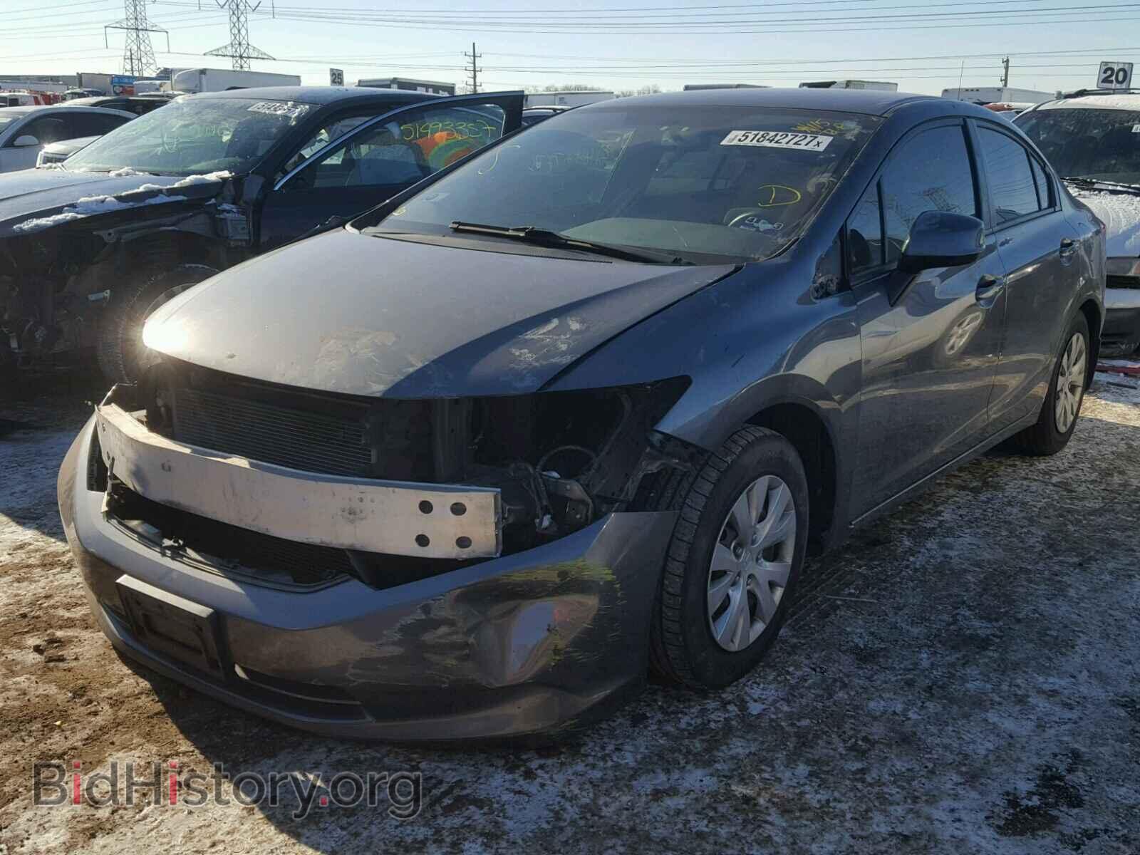 2012 HONDA CIVIC - VIN: JHMFB2F53CS000830 - Фото 2