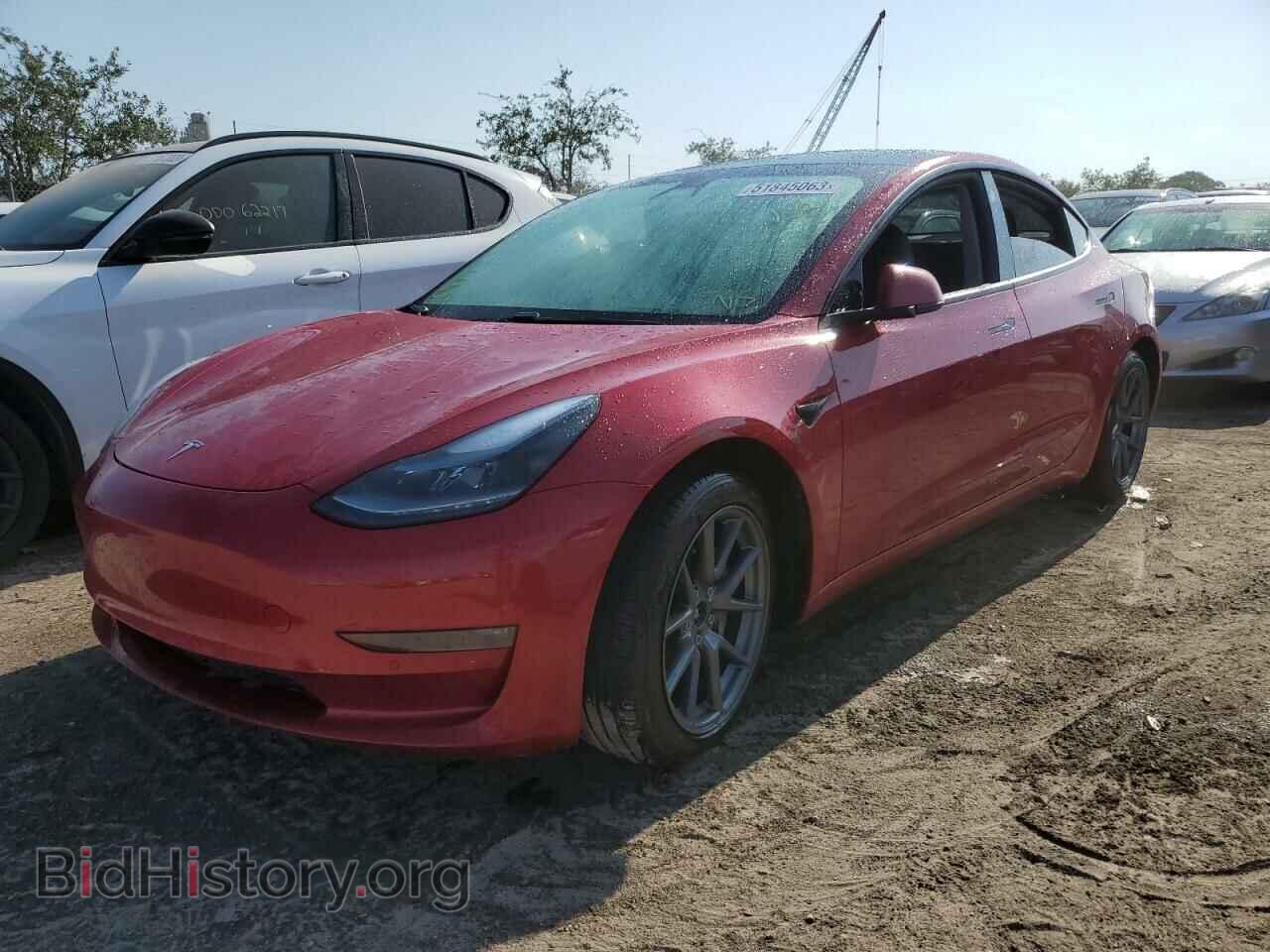 Photo 5YJ3E1EB9MF948130 - TESLA MODEL 3 2021