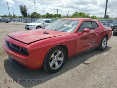 2012 Dodge CHALLENGER, red — VIN 2C3CDYAGXCH180250, Copart