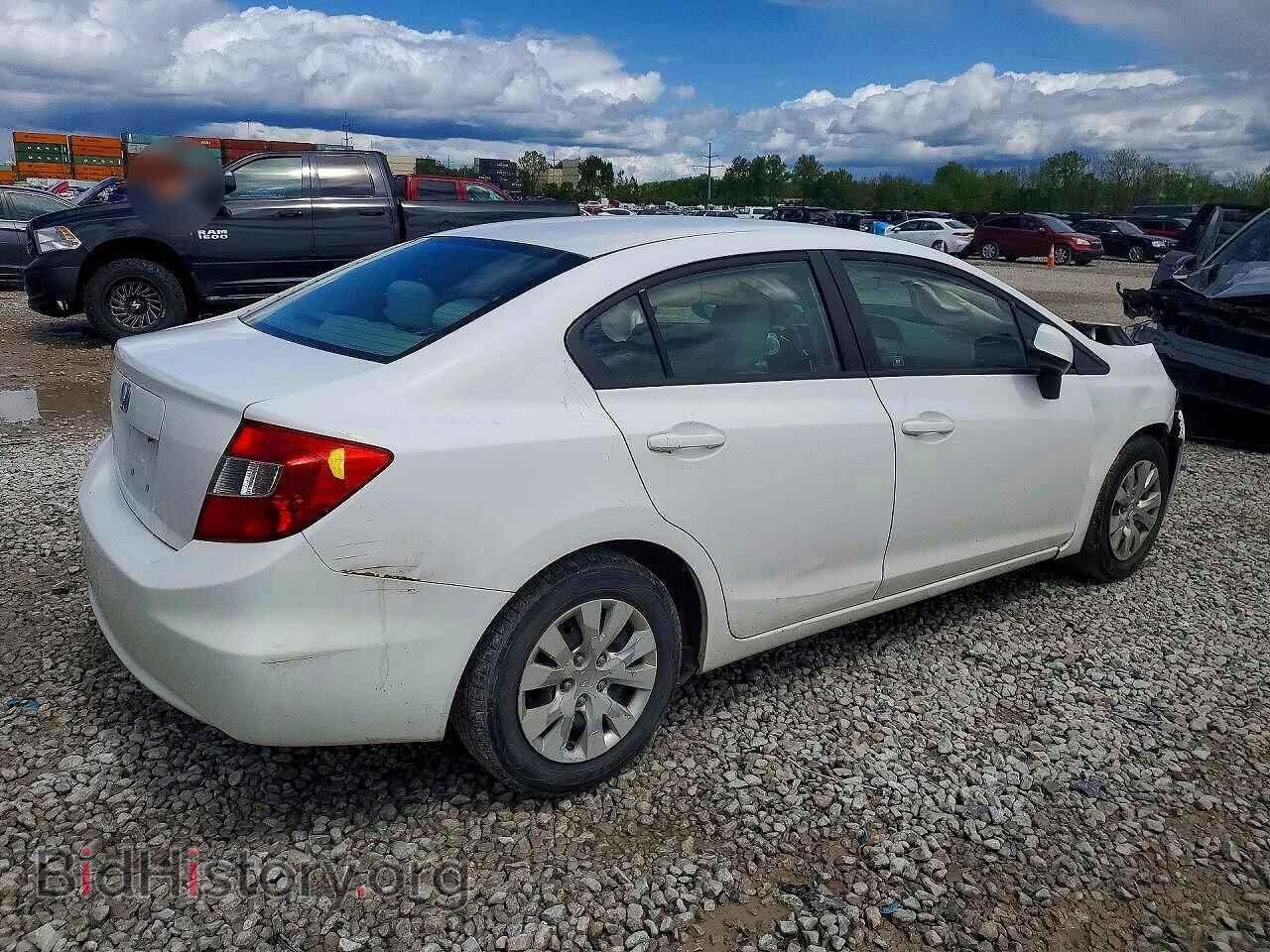 2012 HONDA CIVIC - VIN: 2HGFB2F54CH607443 - Фото 3