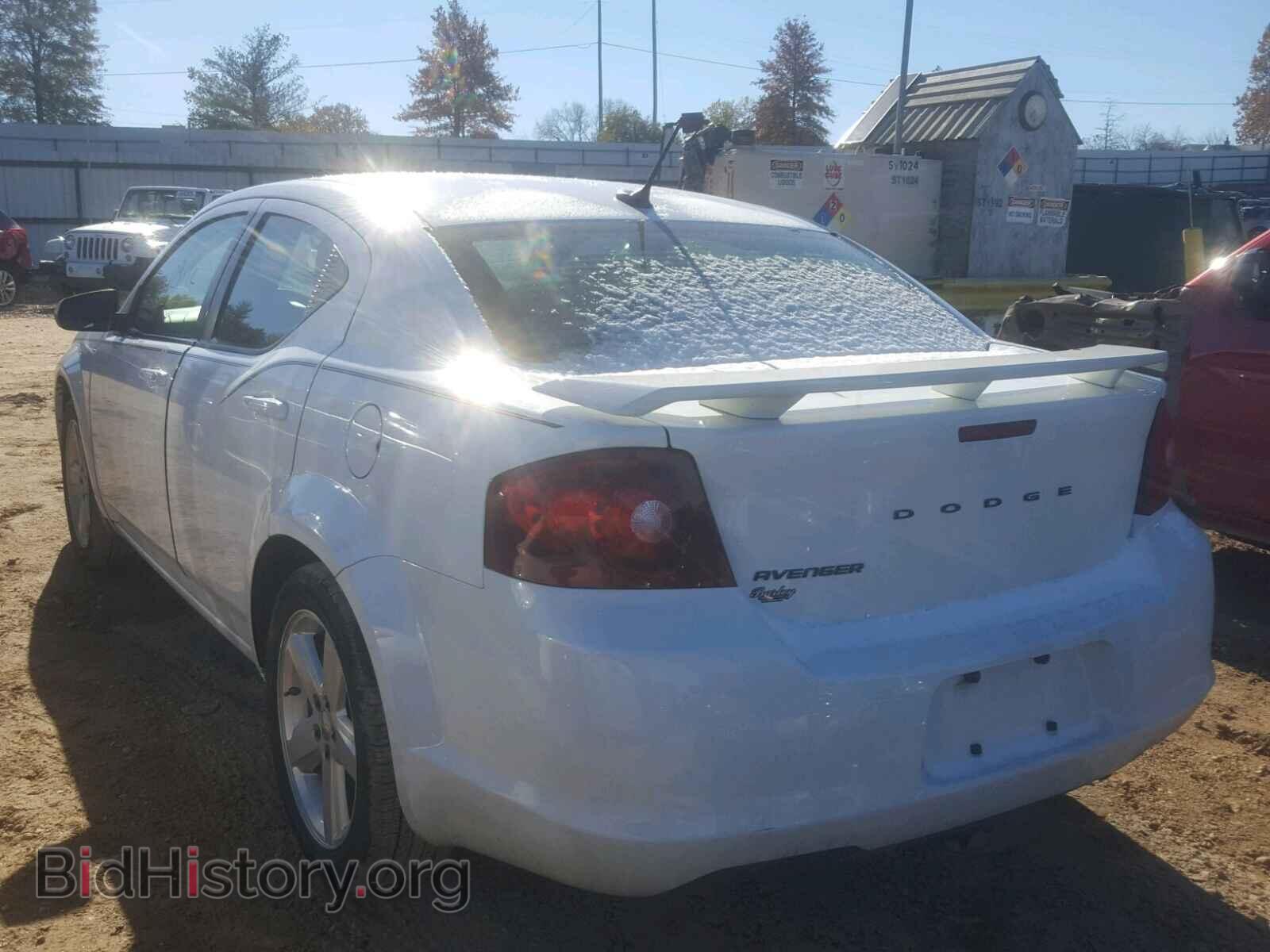 2013 DODGE AVENGER - VIN: 1C3CDZAB9DN664736 - Фото 3