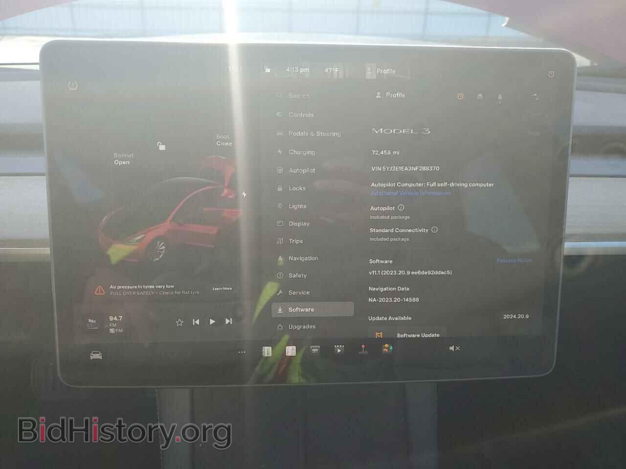 2022 TESLA MODEL 3 - VIN: 5YJ3E1EA3NF288370 - Фото 9