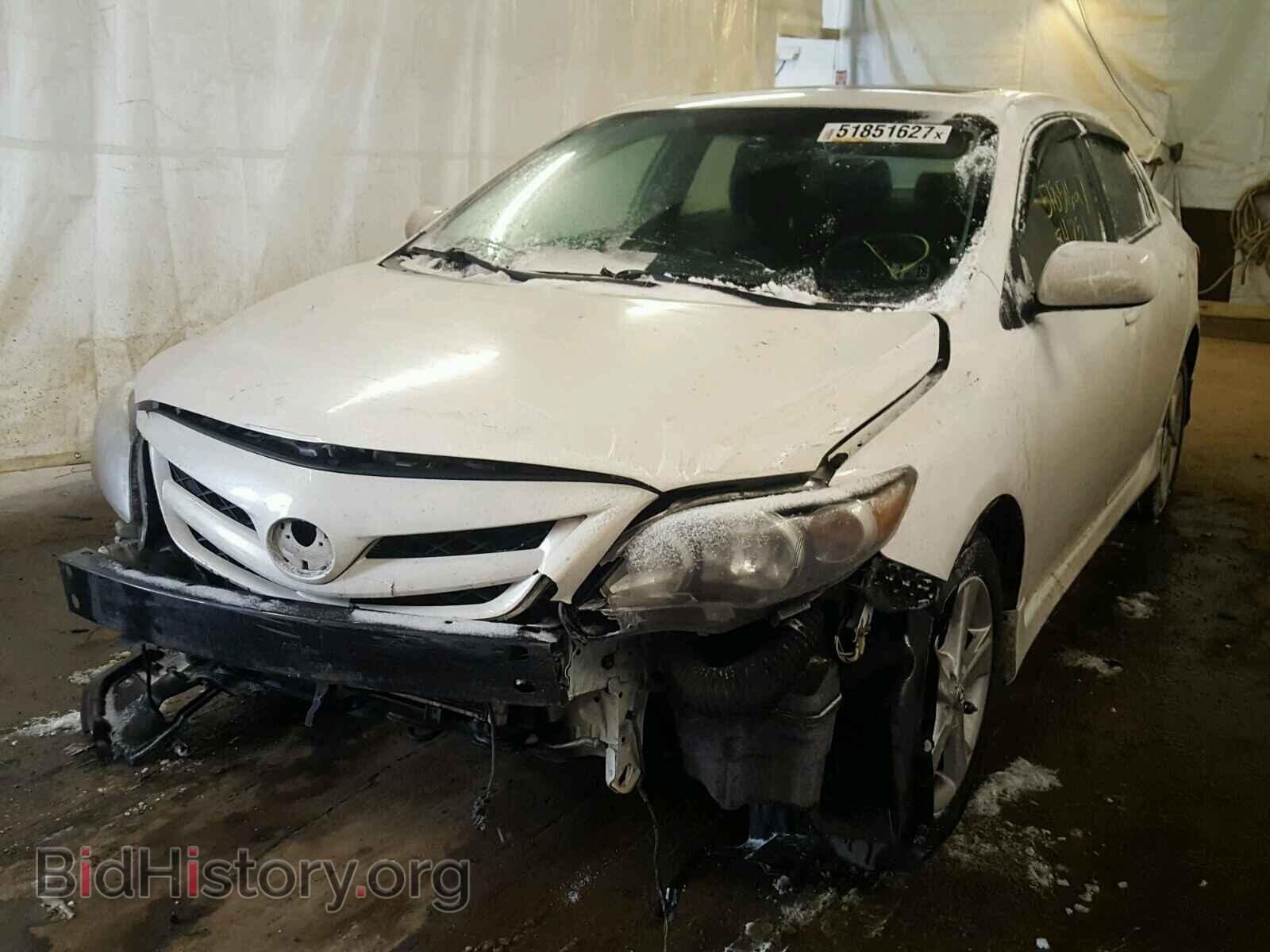 2012 TOYOTA COROLLA BA - VIN: 2T1BU4EE3CC772284 - Фото 2