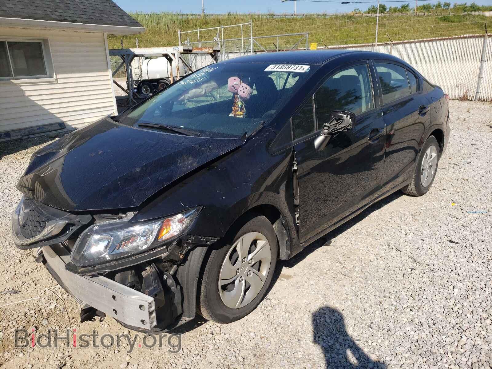 2013 HONDA CIVIC - VIN: 19XFB2F51DE053399 - Фото 2