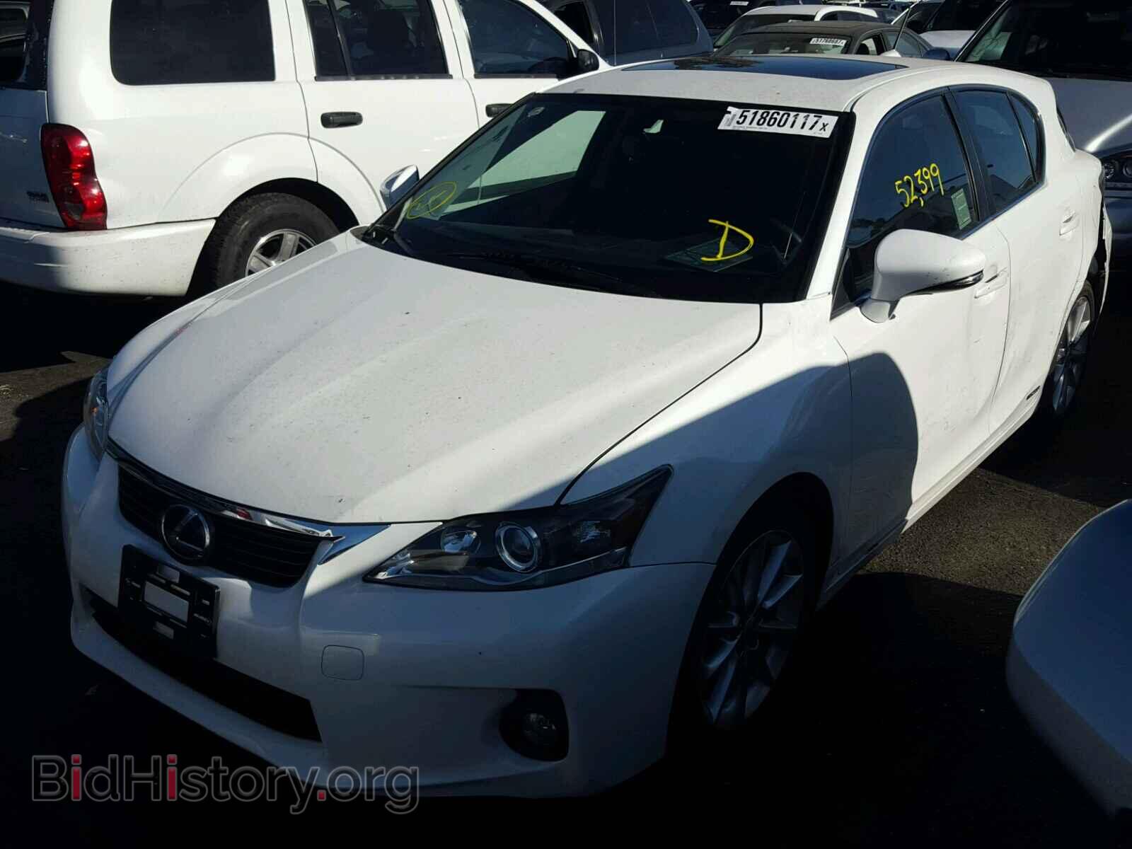2013 LEXUS CT 200 - VIN: JTHKD5BH3D2172335 - Фото 2
